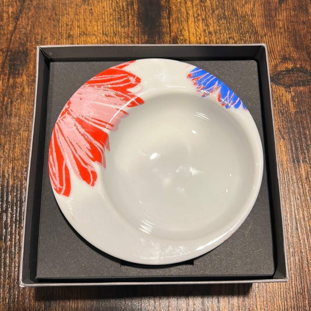 Andy Warhol Daisies Ash Tray (can also be used as jewelry dish)